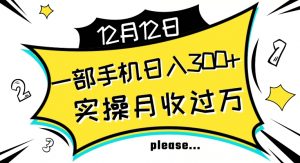 【全网变现首发】新手实操单号日入500+,渠道收益稳定,项目可批量放大【揭秘】-葛仙仙资源库