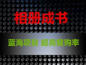 相册成书,蓝海项目,认真操作月入过万【揭秘】-葛仙仙资源库