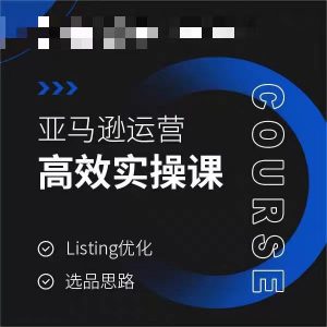 亚马逊运营高效实操课，Listing优化，选品思路-葛仙仙资源库