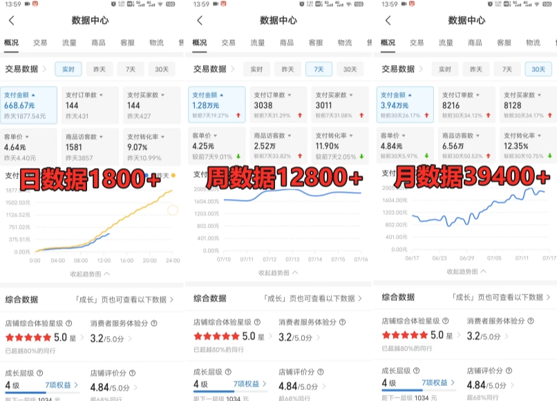 拼多多虚拟电商训练营月入30000+你也行，暴利稳定长久，副业首选-葛仙仙资源库