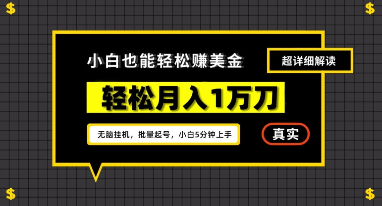 谷歌看广告撸美金2.0，无脑挂机，多号操作，月入1万刀【揭秘】-葛仙仙资源库