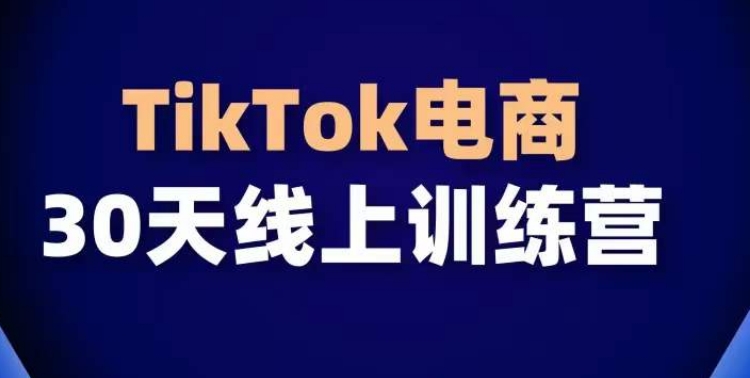 TikTok电商带货30天线上课，不可错过的全球流量洼地！-葛仙仙资源库