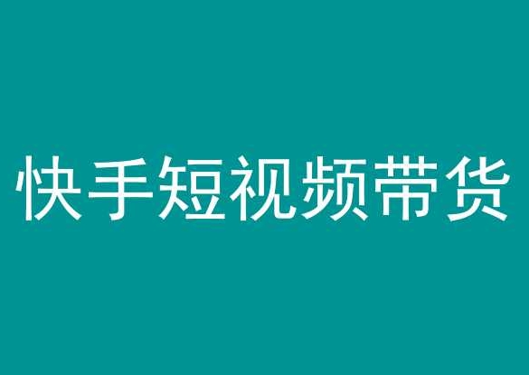 快手短视频带货，操作简单易上手，人人都可操作的长期稳定项目!-葛仙仙资源库