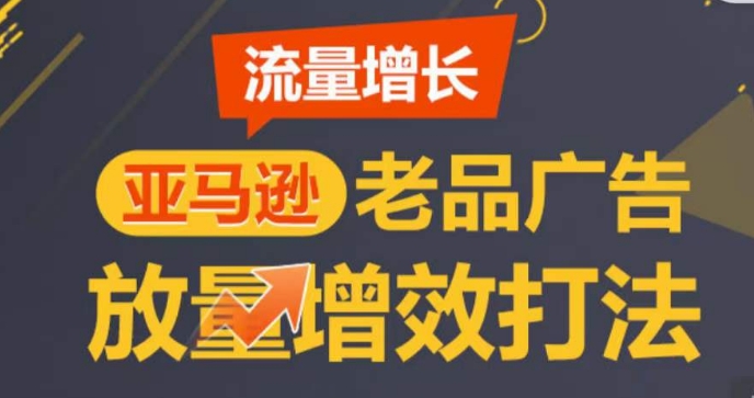 亚马逊流量增长-老品广告放量增效打法，循序渐进，打造更多TOP listing​-葛仙仙资源库