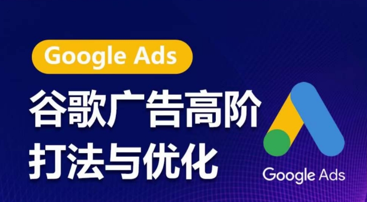 谷歌广告高阶打法与优化，凝结行业精华的谷歌广告体系课程，带你抓住流量红利，最大化ROI-葛仙仙资源库
