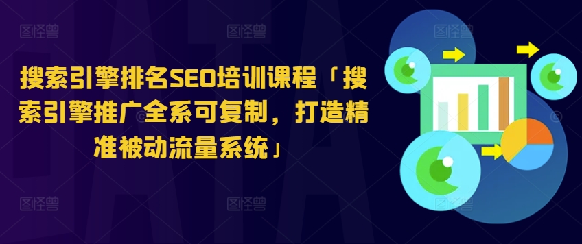 搜索引擎排名SEO培训课程「搜索引擎推广全系可复制，打造精准被动流量系统」-葛仙仙资源库
