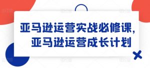 亚马逊运营实战必修课,亚马逊运营成长计划-葛仙仙资源库
