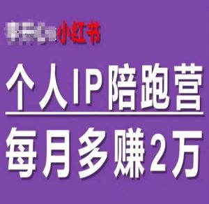 小红书个人IP陪跑营，60天拥有自动转化成交的双渠道个人IP，每月多赚2w-葛仙仙资源库
