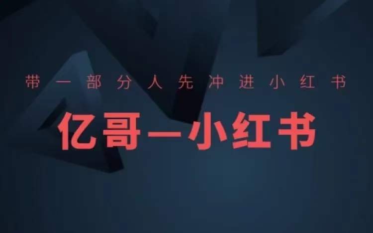 ​​带一部分人先冲进小红书，小红书开店、选品、爆款裂变-葛仙仙资源库