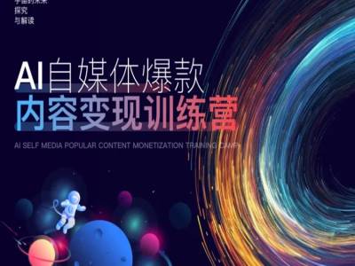 AI自媒体爆款内容变现训练营，20%底层逻辑，60%实操方法，20%案例拆解(即学即用)-葛仙仙资源库