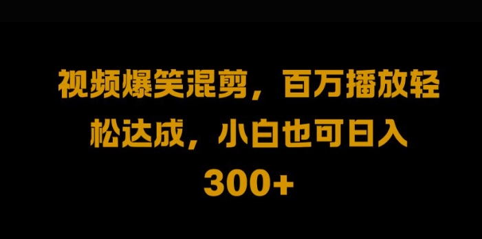 视频号零门槛，爆火视频搬运后二次剪辑，轻松达成日入1k【揭秘】-葛仙仙资源库