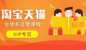 淘宝天猫全体系运营课程【9月24更新】,店铺全系运营、动销玩法、擦边球玩法等等-葛仙仙资源库