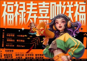 AI狂撸中老年赛道，福禄寿喜财送财送福，每日轻松十分钟，月入1W+， 抓紧冲-葛仙仙资源库