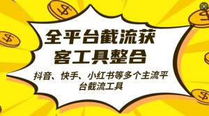 全平台截流获客工县整合全自动引流,日引2000+精准客户【揭秘】-葛仙仙资源库
