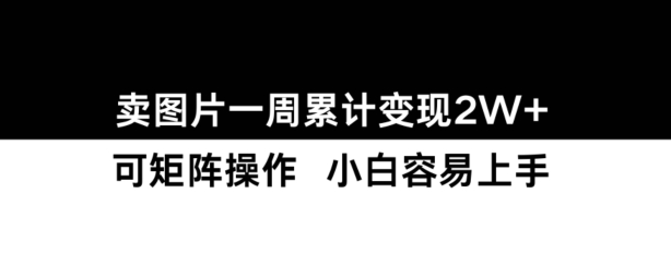 小红书【卖图片】一周累计变现2W+小白易上手-葛仙仙资源库