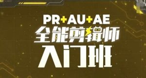 PR+AU+AE全能剪辑师入门班,剪辑入门必学课程-葛仙仙资源库