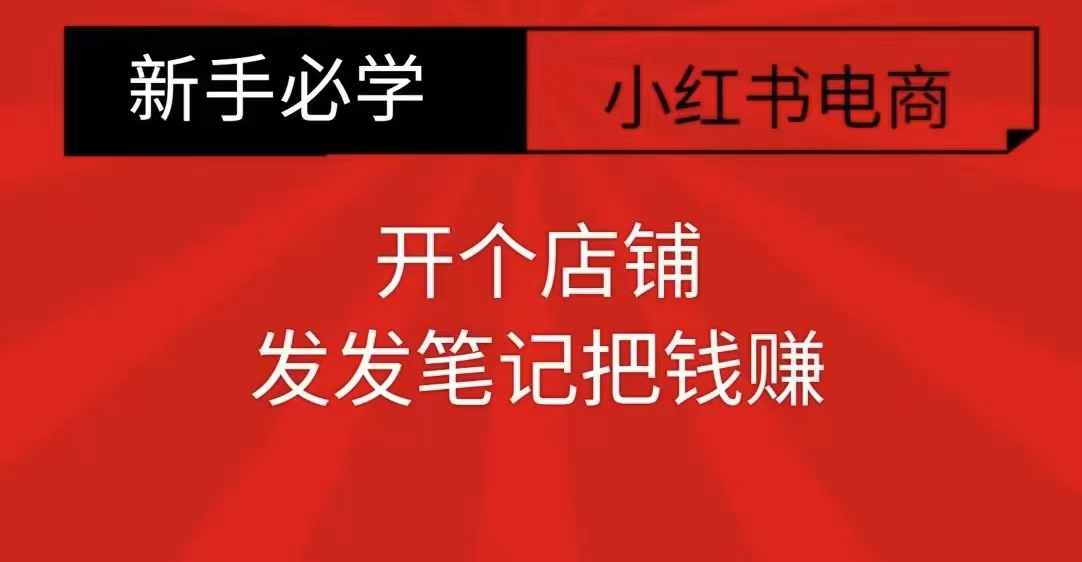 小红书零食共创【新手易上手】开个店铺，发发笔记把钱赚-葛仙仙资源库