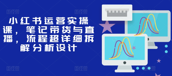 小红书运营实操课，笔记带货与直播，流程超详细拆解分析设计-葛仙仙资源库