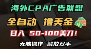 海外CPA全自动撸美金, 日入100+美刀,无脑操作,解放双手【揭秘】-葛仙仙资源库