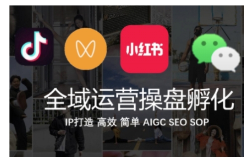 全域运营操盘(抖音+私域+小红书)，IP打造高效简单-葛仙仙资源库