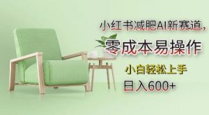 小红书减肥AI新赛道,零成本易操作,日入多张,小白轻松上手【揭秘】-葛仙仙资源库