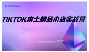 TikTok本土精品小店出海实战营,从入门到高阶,不止0-1!-葛仙仙资源库