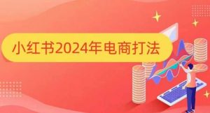 小红书2024年电商打法，手把手教你如何打爆小红书店铺-葛仙仙资源库