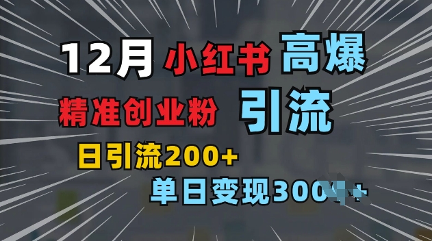 小红书一张图片“引爆”创业粉，单日+200+精准创业粉 可筛选付费意识创业粉【揭秘】-葛仙仙资源库