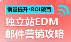 销量提升•ROI破百 独立站EDM邮件营销攻略,如何通过邮件营销每年获得100万美金销售额!-葛仙仙资源库