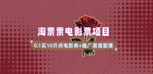 电影票无门槛券推广_0.1亓买10亓无门槛+渠道入口(v1.0版教程)-葛仙仙资源库