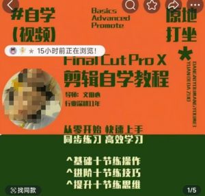 轻松玩转剪辑系统课,从零开始快速上手,同步练习高效学习,思维提升从简到难-葛仙仙资源库